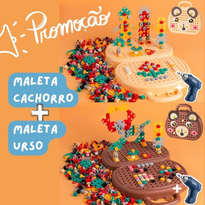 Maleta Criativa 204 peças