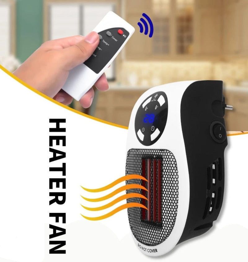 Aquecedor com Ventilação Portátil Para Inverno Heather Fan