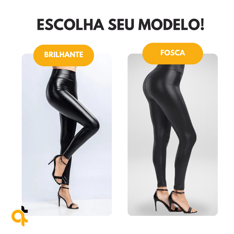 Calça Couro Térmica SlimFit - [COMPRE 1 LEVE 2, SÓ HOJE]