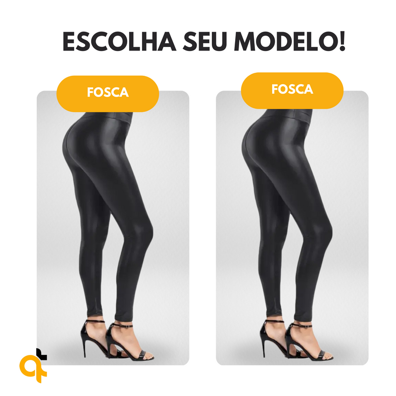 Calça Couro Térmica SlimFit - [COMPRE 1 LEVE 2, SÓ HOJE]