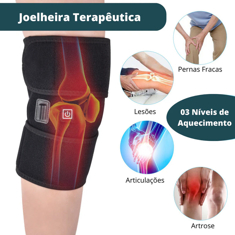 Joelheira Terapêutica Com Aquecimento