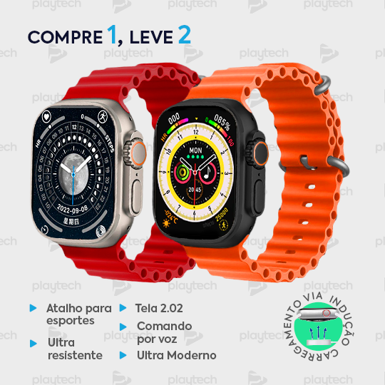 PROMOÇÃO EXLUSIVA FELIPE MUNIZ - IWO 16 Watch Ultra Séries 8 - COMPRE 1 LEVE 2 [Lançamento 2023]