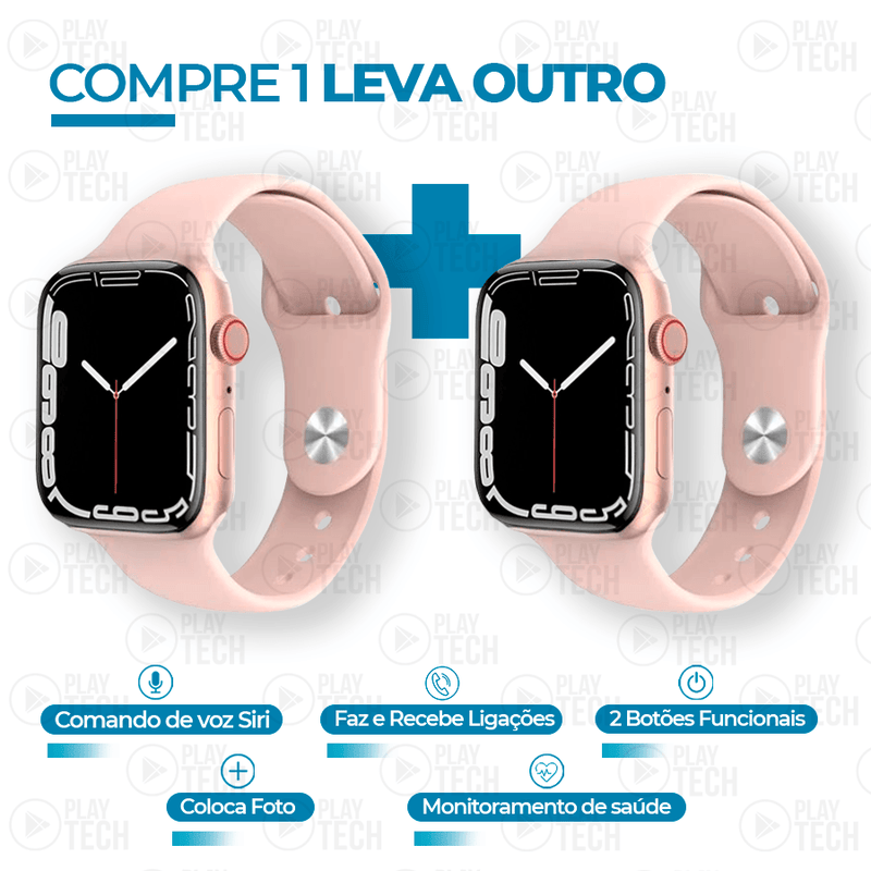 PROMOÇÃO - Relógio Inteligente IWO 16 Lite Séries 8 - COMPRE 1 LEVE 2 [LANÇAMENTO 2023]