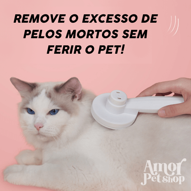 Escova SuperBrush Massageador e Removedora de Pelos para Cães e Gatos