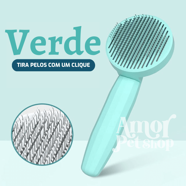 Escova SuperBrush Massageador e Removedora de Pelos para Cães e Gatos