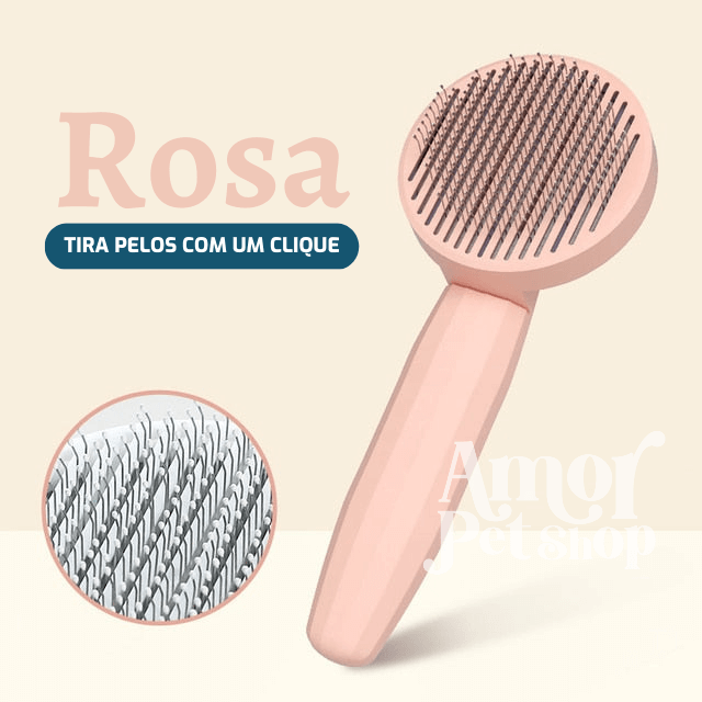 Escova SuperBrush Massageador e Removedora de Pelos para Cães e Gatos