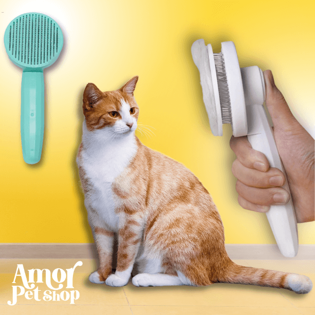 Escova SuperBrush Massageador e Removedora de Pelos para Cães e Gatos