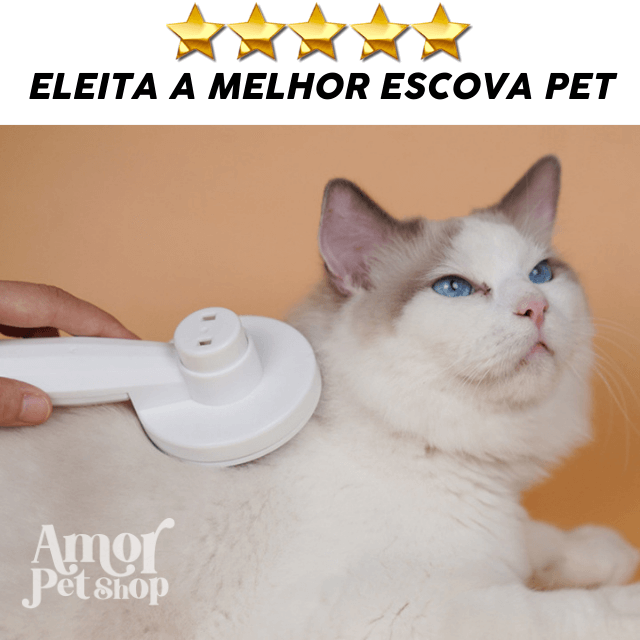 Escova SuperBrush Massageador e Removedora de Pelos para Cães e Gatos