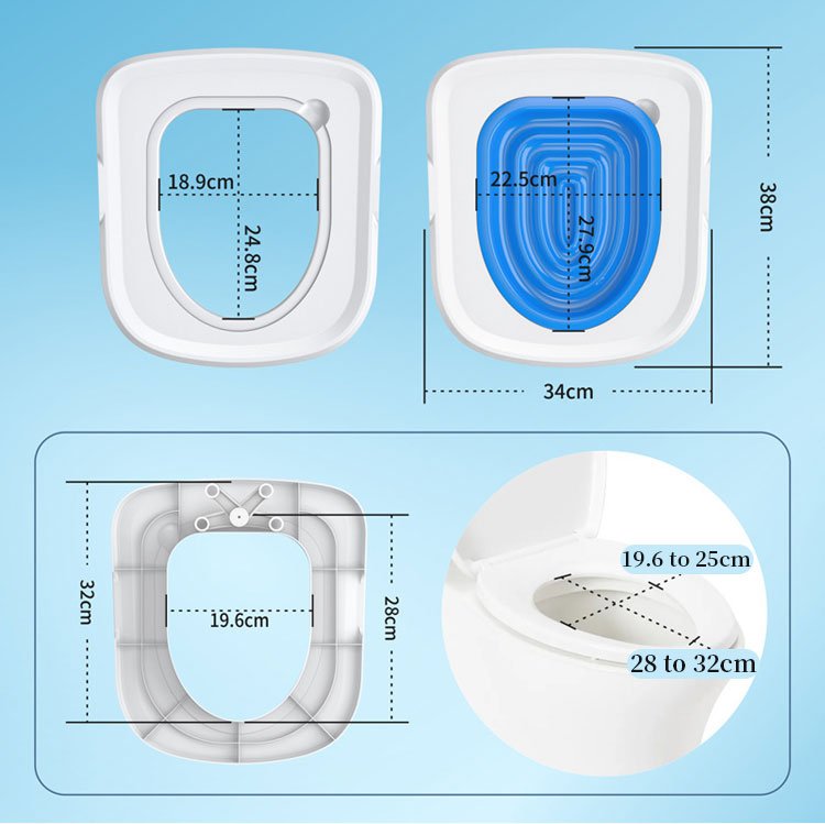 Kit de Treinamento com Assento Sanitário para Gatos